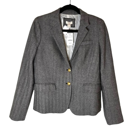 J. Crew Schoolboy Wool Blazer with Gold Buttons - Picture 2 of 11